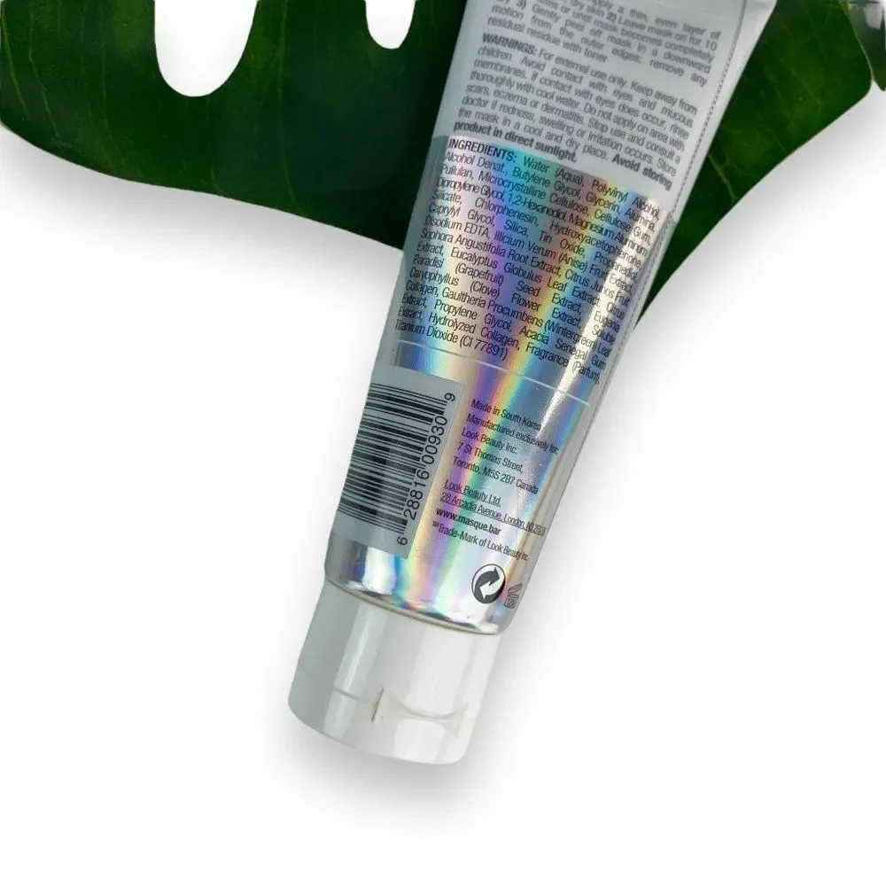 🆕 Masque Bar Silver Holographic Foil Peel Off Skincare Mask